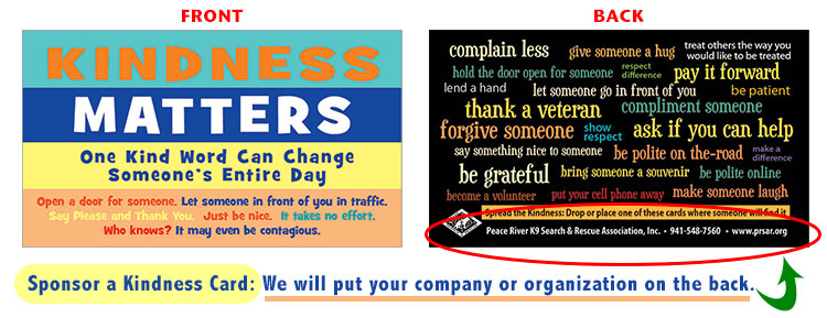 Sponsor a Kindness Matters Card